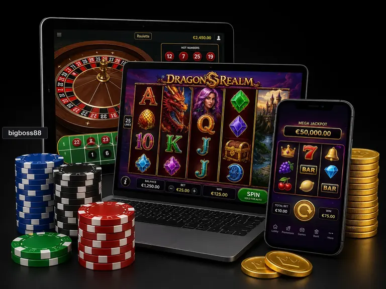 BigBoss88 casino games across desktop, tablet and mobile devices